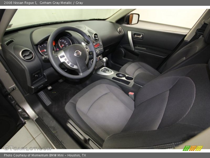 Gotham Gray Metallic / Gray 2008 Nissan Rogue S
