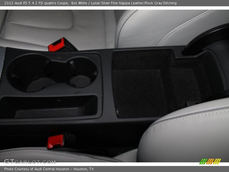 Ibis White / Lunar Silver Fine Nappa Leather/Rock Gray Stitching 2013 Audi RS 5 4.2 FSI quattro Coupe