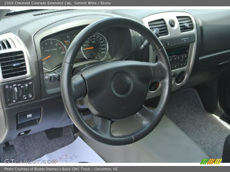 Summit White / Ebony 2009 Chevrolet Colorado Extended Cab