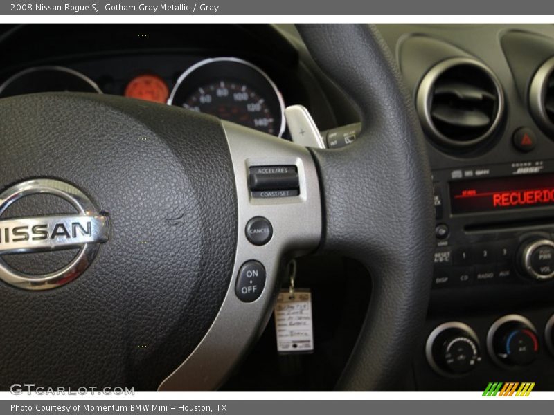 Gotham Gray Metallic / Gray 2008 Nissan Rogue S
