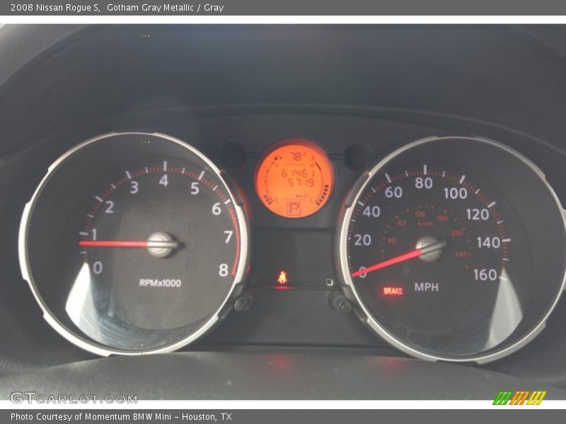 Gotham Gray Metallic / Gray 2008 Nissan Rogue S