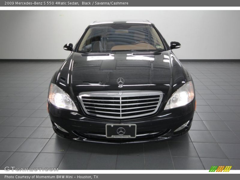 Black / Savanna/Cashmere 2009 Mercedes-Benz S 550 4Matic Sedan