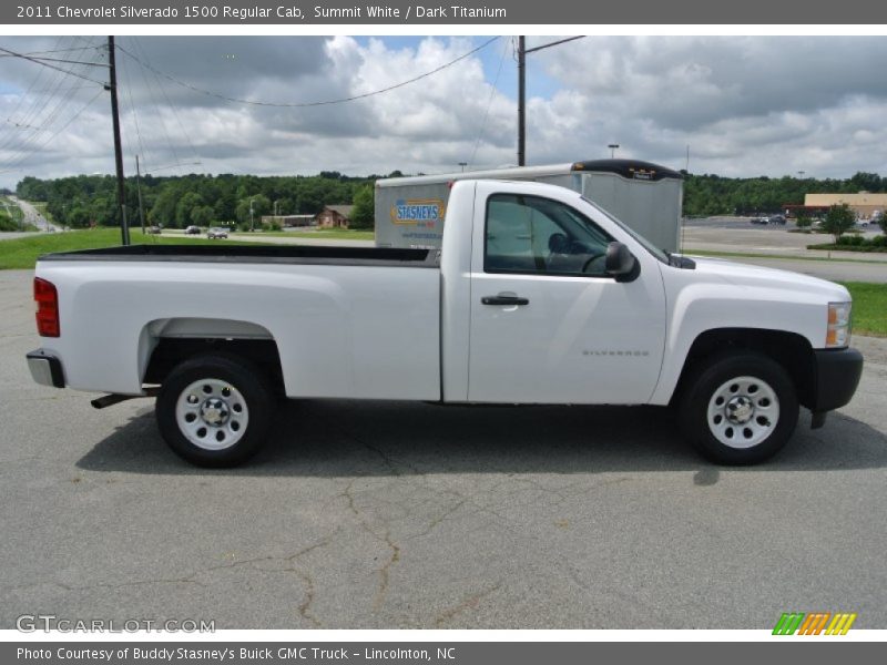 Summit White / Dark Titanium 2011 Chevrolet Silverado 1500 Regular Cab