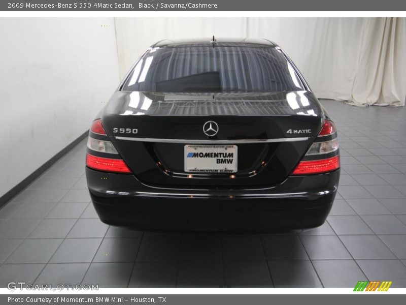 Black / Savanna/Cashmere 2009 Mercedes-Benz S 550 4Matic Sedan