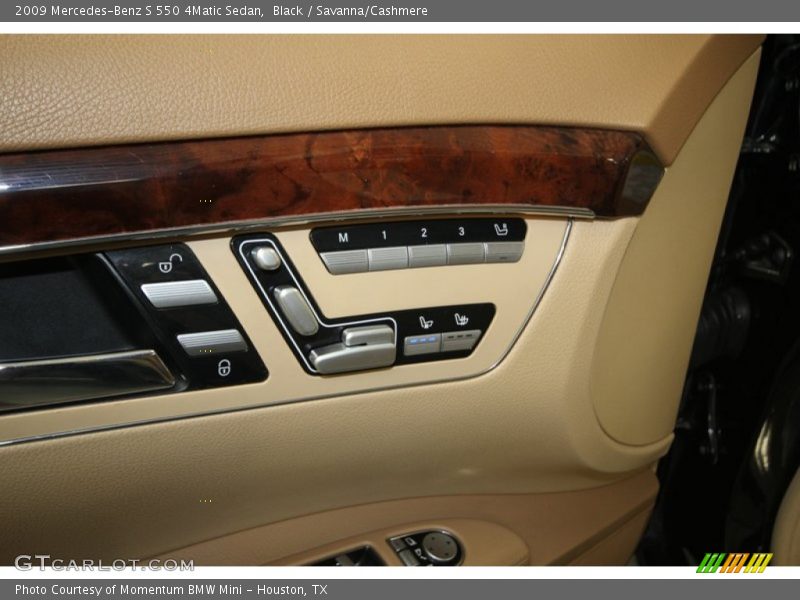Black / Savanna/Cashmere 2009 Mercedes-Benz S 550 4Matic Sedan