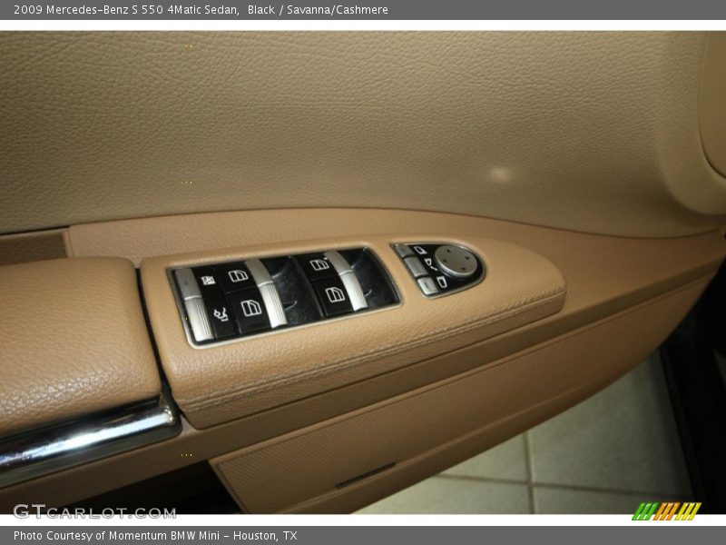 Black / Savanna/Cashmere 2009 Mercedes-Benz S 550 4Matic Sedan