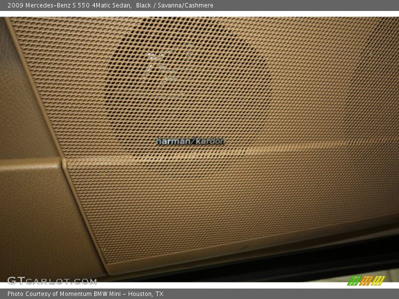 Black / Savanna/Cashmere 2009 Mercedes-Benz S 550 4Matic Sedan