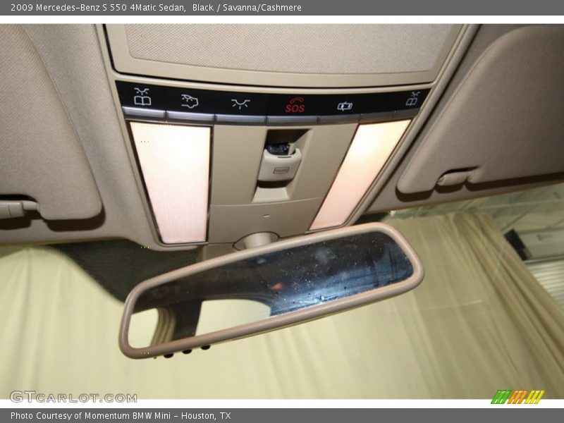 Black / Savanna/Cashmere 2009 Mercedes-Benz S 550 4Matic Sedan