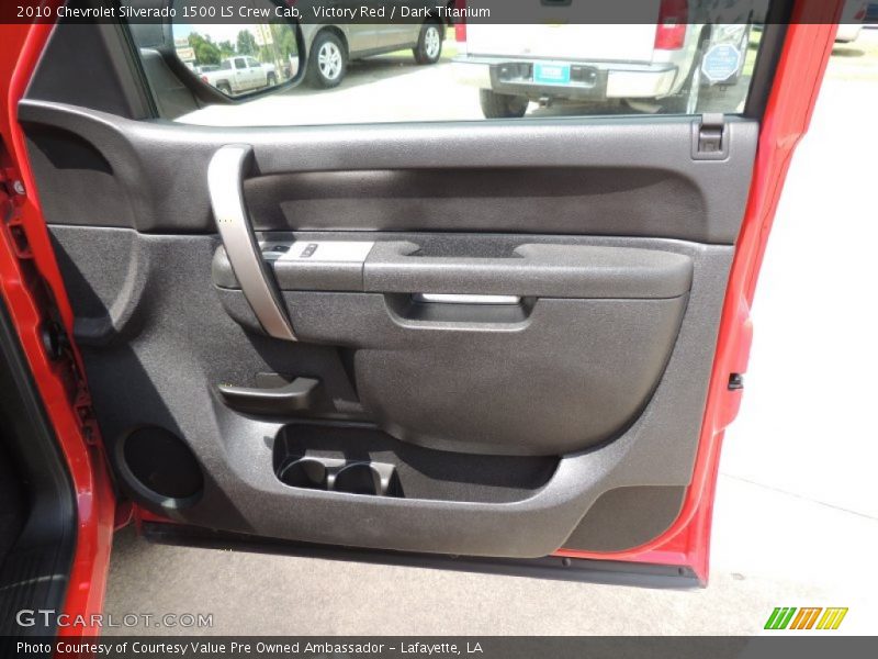Victory Red / Dark Titanium 2010 Chevrolet Silverado 1500 LS Crew Cab