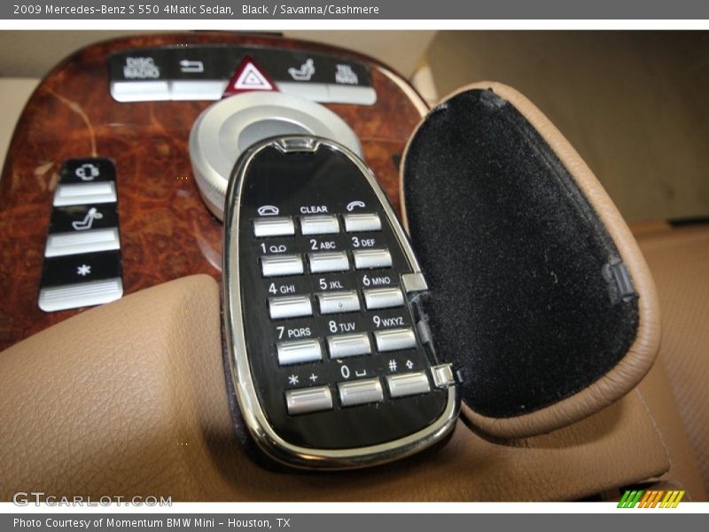 Black / Savanna/Cashmere 2009 Mercedes-Benz S 550 4Matic Sedan