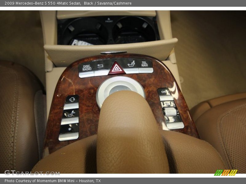 Black / Savanna/Cashmere 2009 Mercedes-Benz S 550 4Matic Sedan