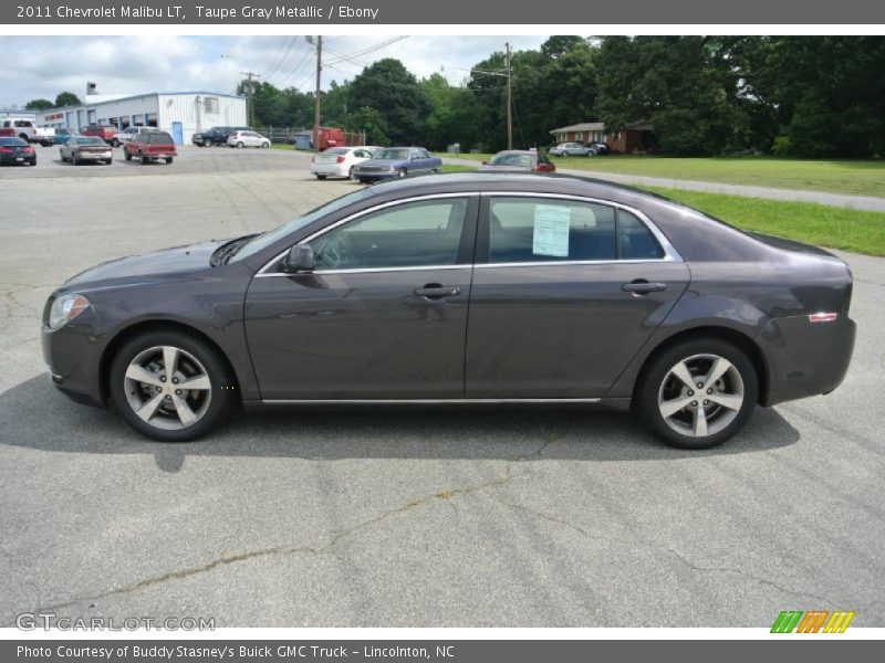 Taupe Gray Metallic / Ebony 2011 Chevrolet Malibu LT