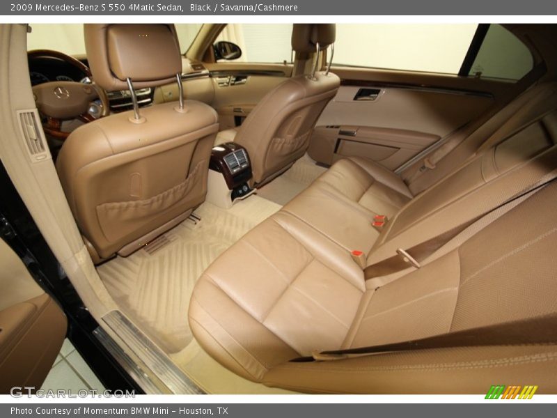 Black / Savanna/Cashmere 2009 Mercedes-Benz S 550 4Matic Sedan