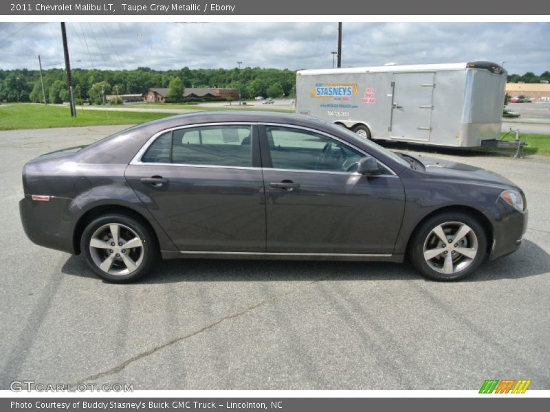 Taupe Gray Metallic / Ebony 2011 Chevrolet Malibu LT