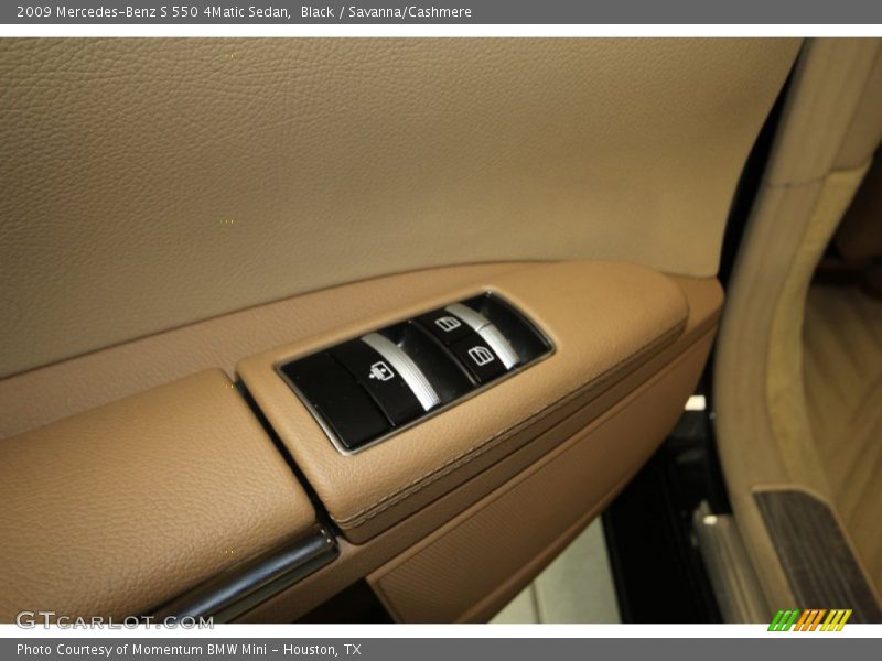 Black / Savanna/Cashmere 2009 Mercedes-Benz S 550 4Matic Sedan