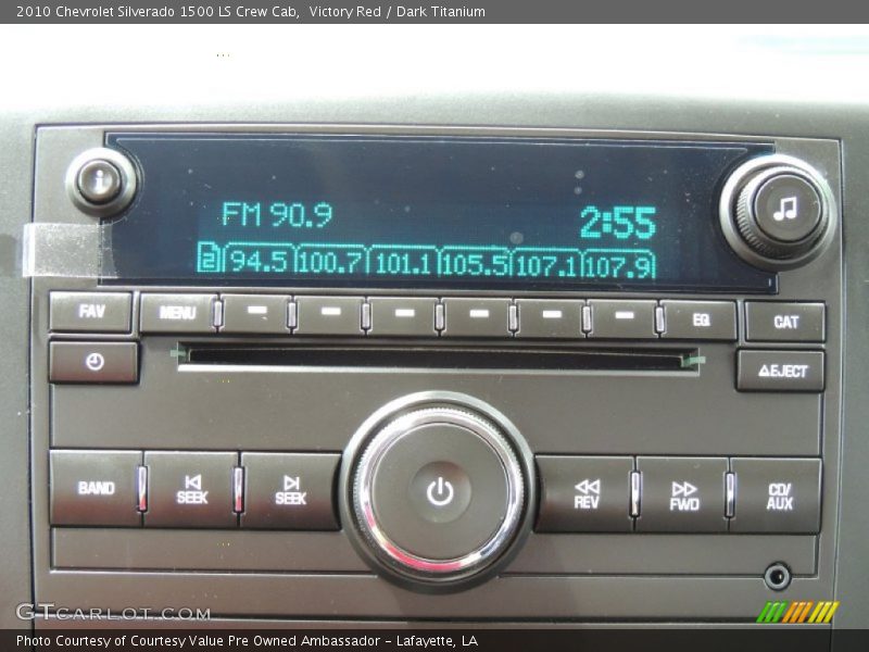Victory Red / Dark Titanium 2010 Chevrolet Silverado 1500 LS Crew Cab