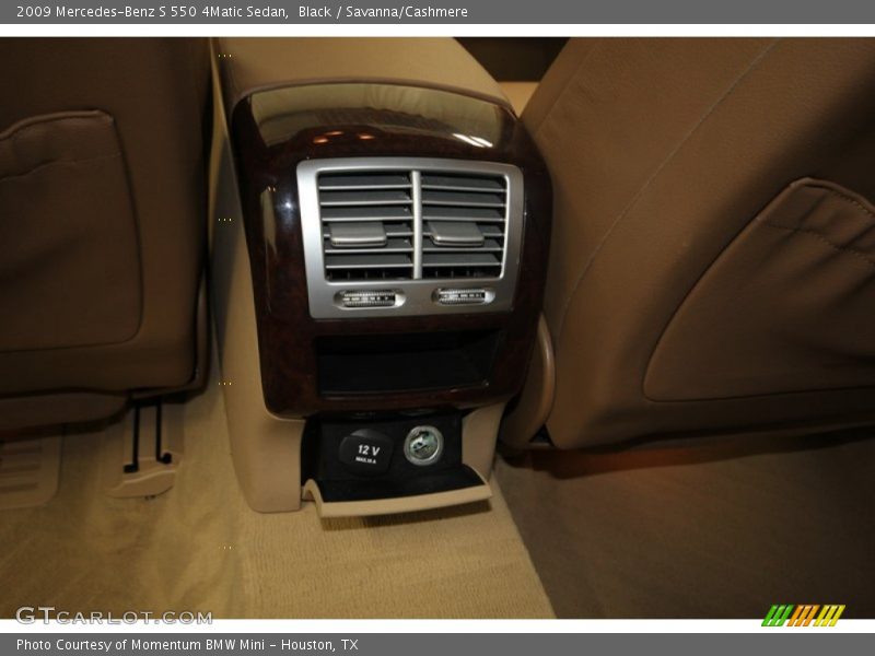 Black / Savanna/Cashmere 2009 Mercedes-Benz S 550 4Matic Sedan
