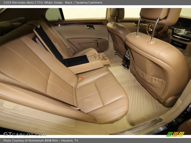 Black / Savanna/Cashmere 2009 Mercedes-Benz S 550 4Matic Sedan