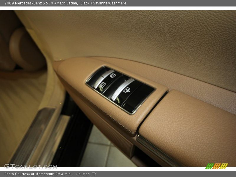 Black / Savanna/Cashmere 2009 Mercedes-Benz S 550 4Matic Sedan