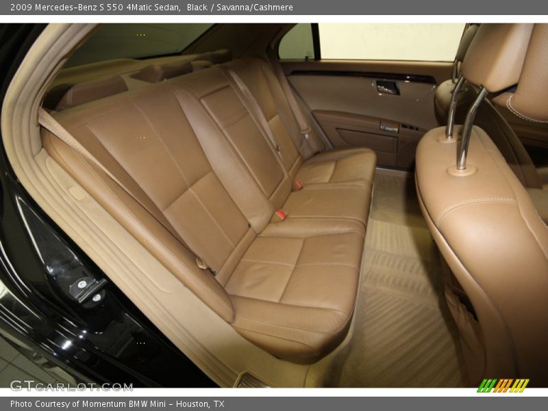 Black / Savanna/Cashmere 2009 Mercedes-Benz S 550 4Matic Sedan