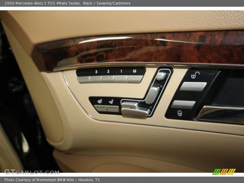 Black / Savanna/Cashmere 2009 Mercedes-Benz S 550 4Matic Sedan