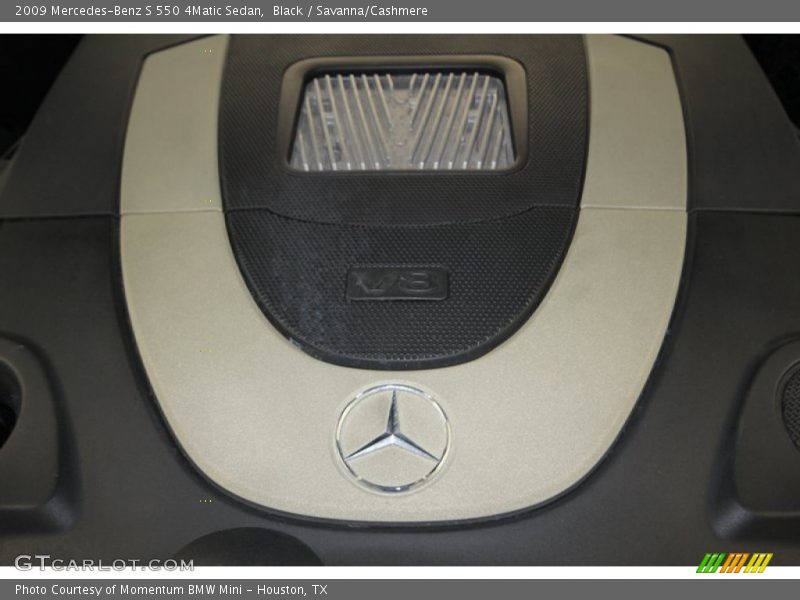 Black / Savanna/Cashmere 2009 Mercedes-Benz S 550 4Matic Sedan