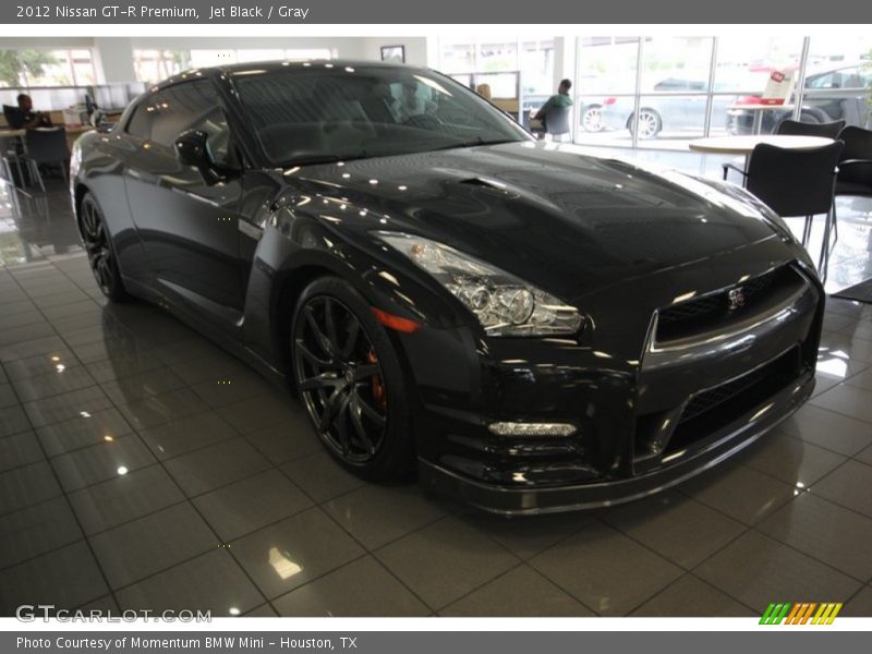 Jet Black / Gray 2012 Nissan GT-R Premium