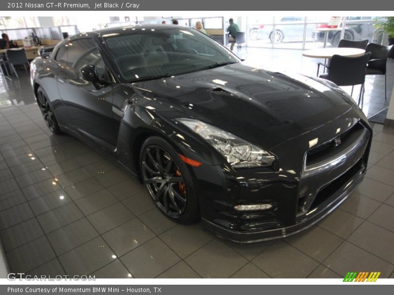 Jet Black / Gray 2012 Nissan GT-R Premium