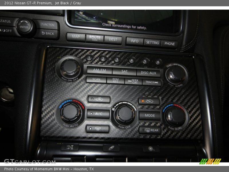 Controls of 2012 GT-R Premium