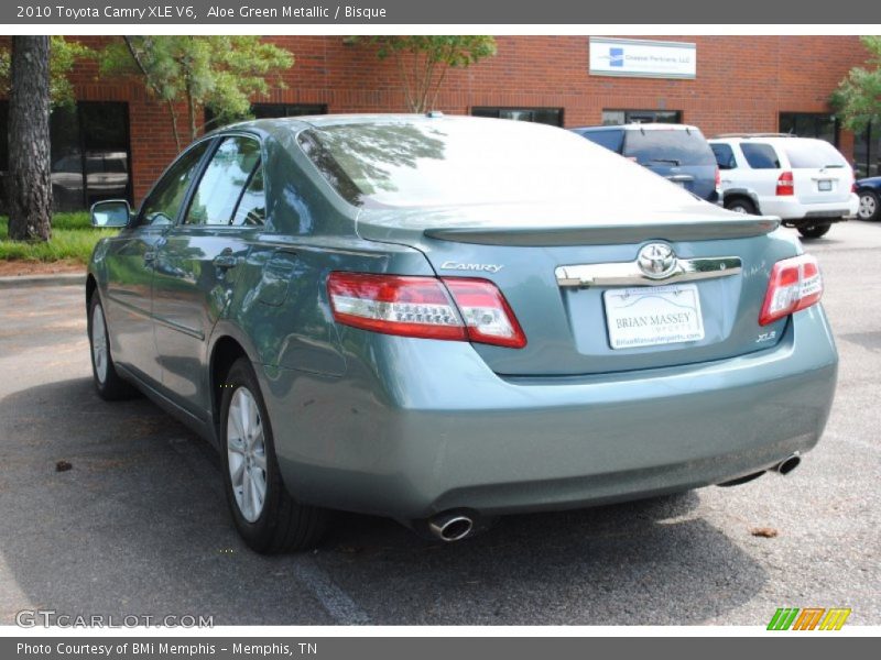 Aloe Green Metallic / Bisque 2010 Toyota Camry XLE V6