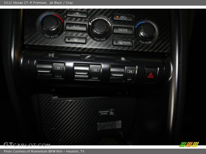 Jet Black / Gray 2012 Nissan GT-R Premium