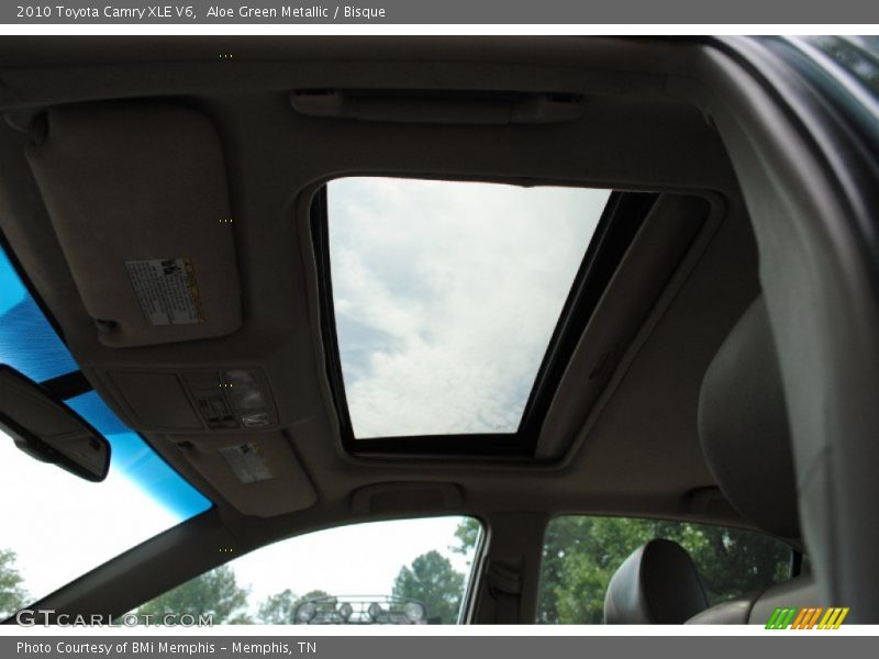 Aloe Green Metallic / Bisque 2010 Toyota Camry XLE V6