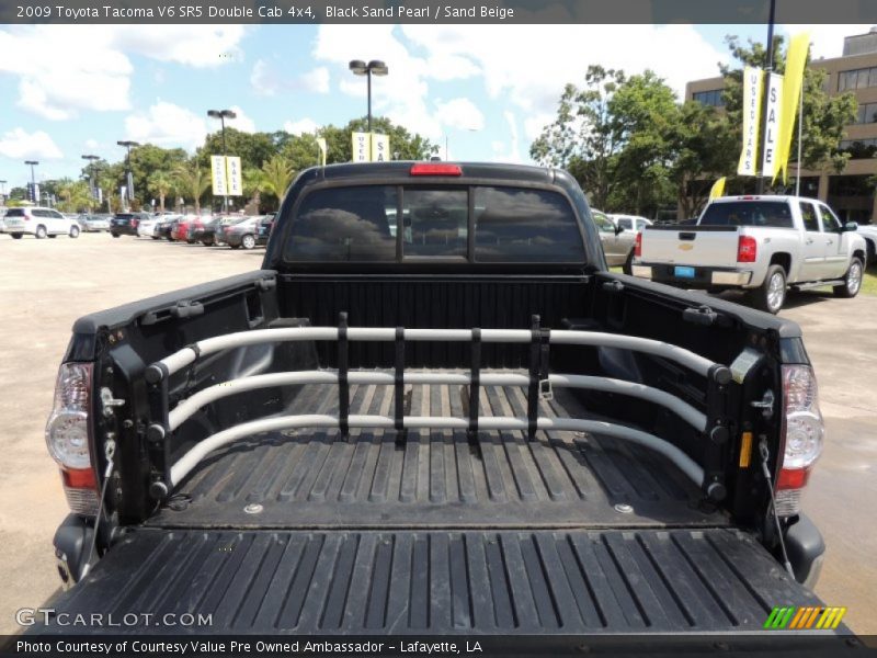Black Sand Pearl / Sand Beige 2009 Toyota Tacoma V6 SR5 Double Cab 4x4