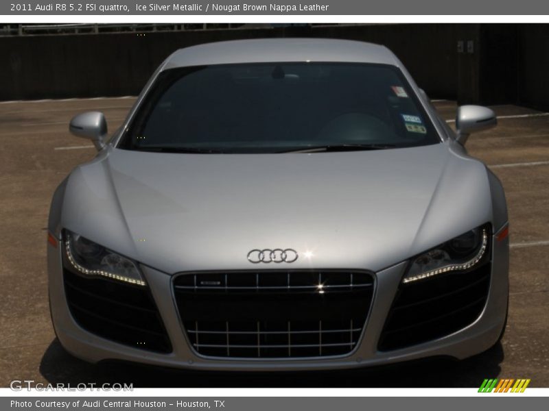 Ice Silver Metallic / Nougat Brown Nappa Leather 2011 Audi R8 5.2 FSI quattro