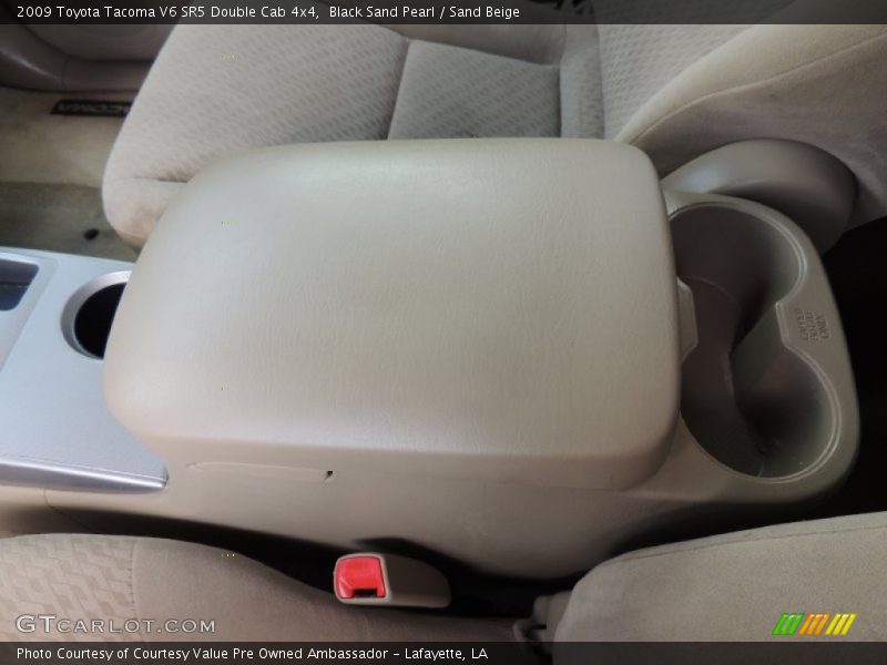 Black Sand Pearl / Sand Beige 2009 Toyota Tacoma V6 SR5 Double Cab 4x4