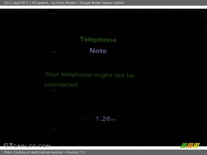 Ice Silver Metallic / Nougat Brown Nappa Leather 2011 Audi R8 5.2 FSI quattro