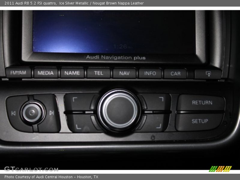 Ice Silver Metallic / Nougat Brown Nappa Leather 2011 Audi R8 5.2 FSI quattro