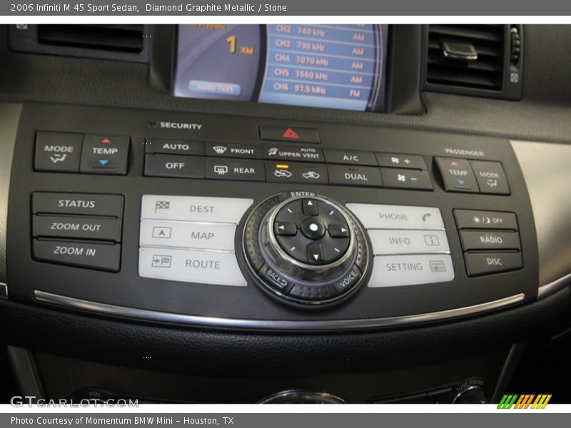 Diamond Graphite Metallic / Stone 2006 Infiniti M 45 Sport Sedan