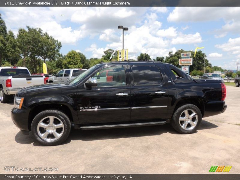 Black / Dark Cashmere/Light Cashmere 2011 Chevrolet Avalanche LTZ