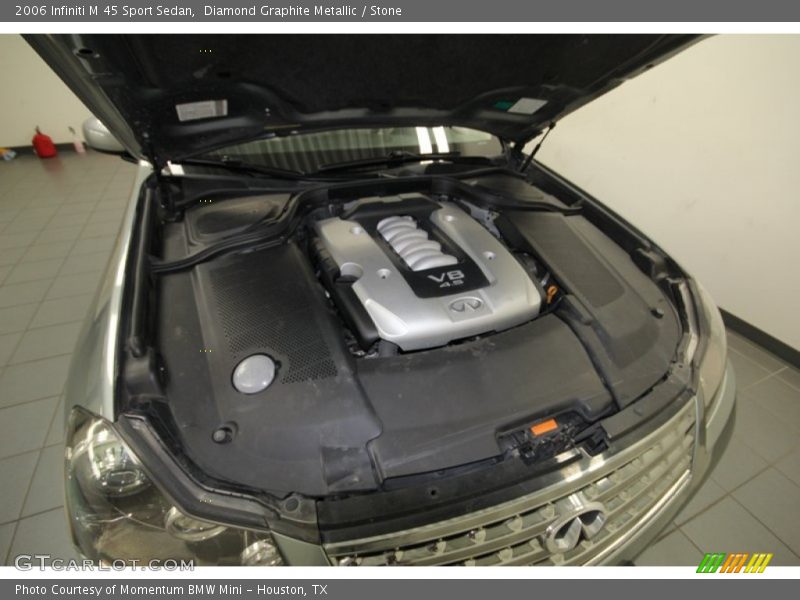 Diamond Graphite Metallic / Stone 2006 Infiniti M 45 Sport Sedan