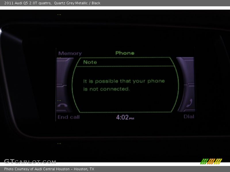Quartz Grey Metallic / Black 2011 Audi Q5 2.0T quattro