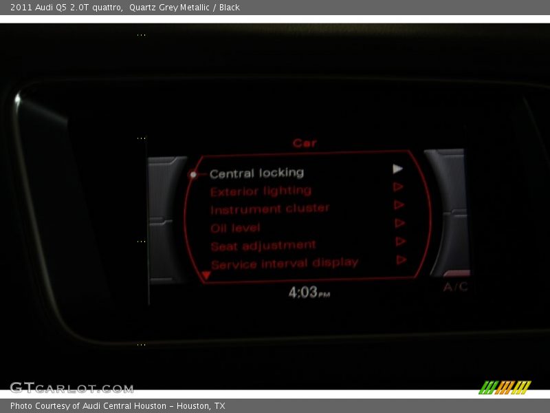 Quartz Grey Metallic / Black 2011 Audi Q5 2.0T quattro