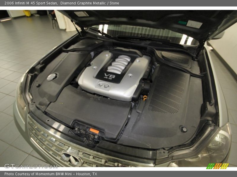 Diamond Graphite Metallic / Stone 2006 Infiniti M 45 Sport Sedan