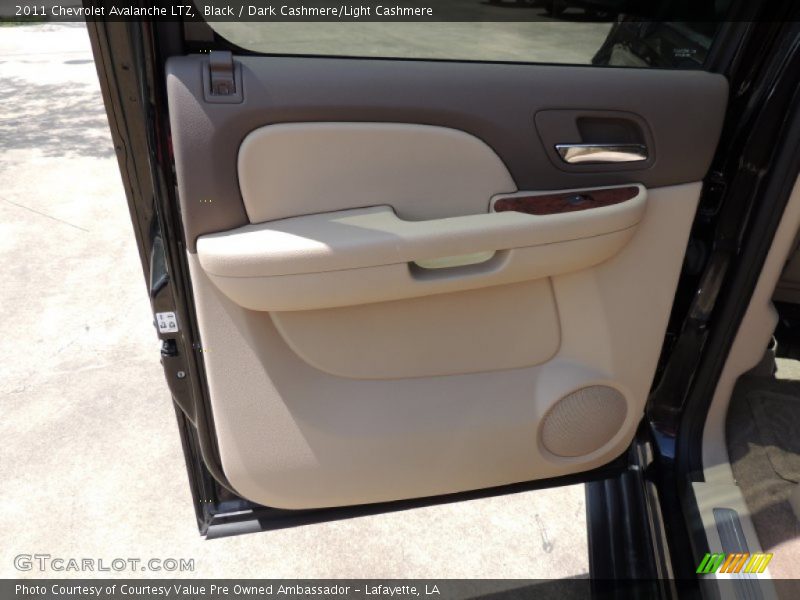 Black / Dark Cashmere/Light Cashmere 2011 Chevrolet Avalanche LTZ