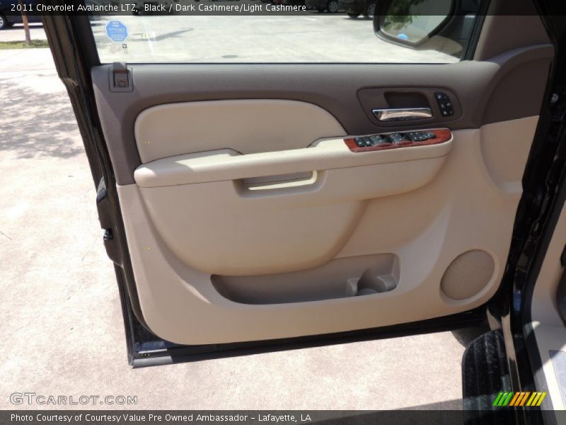 Black / Dark Cashmere/Light Cashmere 2011 Chevrolet Avalanche LTZ