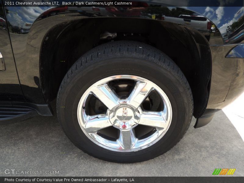 Black / Dark Cashmere/Light Cashmere 2011 Chevrolet Avalanche LTZ