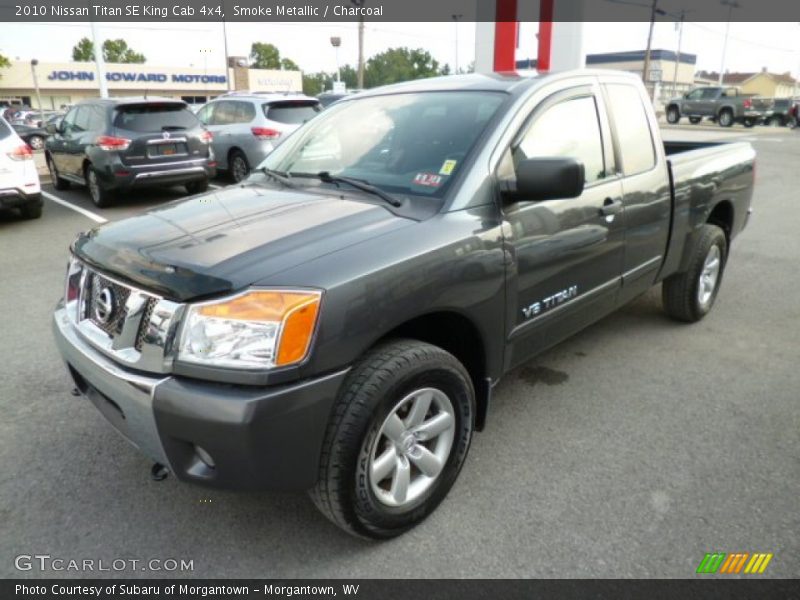 Smoke Metallic / Charcoal 2010 Nissan Titan SE King Cab 4x4