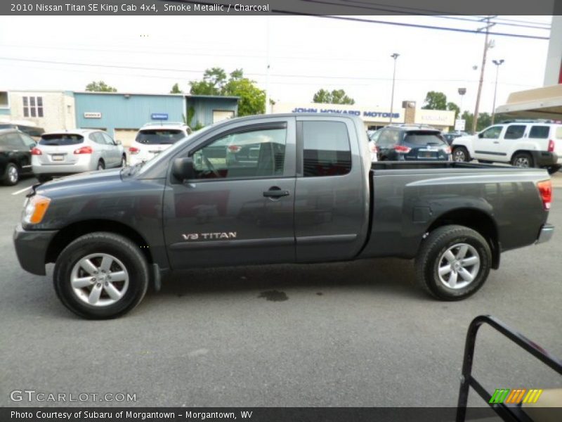Smoke Metallic / Charcoal 2010 Nissan Titan SE King Cab 4x4