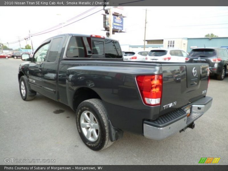 Smoke Metallic / Charcoal 2010 Nissan Titan SE King Cab 4x4