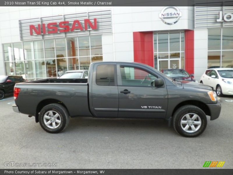 Smoke Metallic / Charcoal 2010 Nissan Titan SE King Cab 4x4
